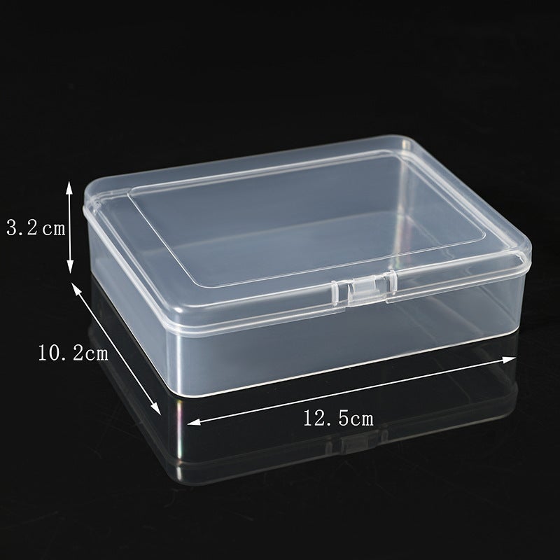 Rectangular Pp Plastic Box Rectangular Storage Box Transparent Storage Parts Box Small Product Packaging Box - Image 1